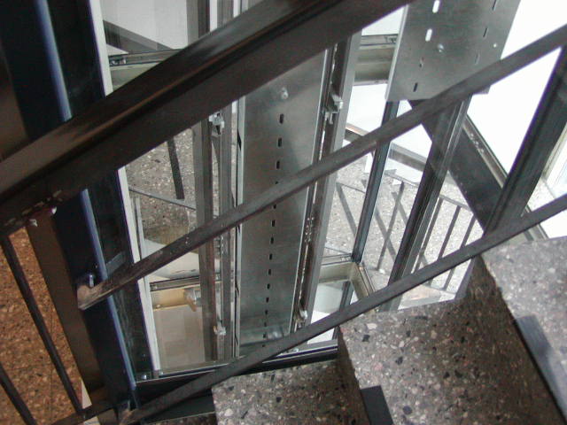 Treppenhaus Verglasung
